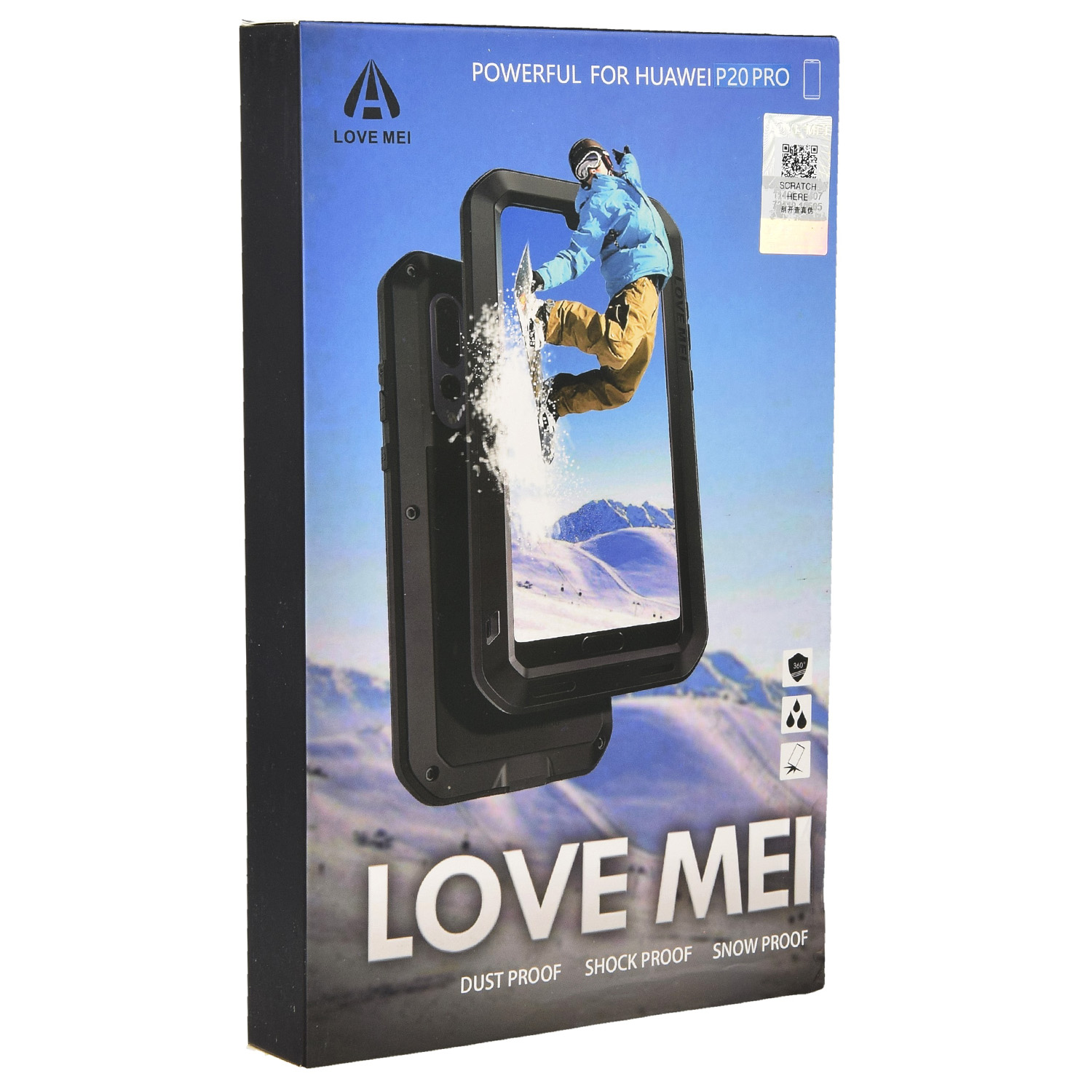 Oryginalne Pancerne Etui marki LOVE MEI z serii Powerful dla Huawei P20 Pro